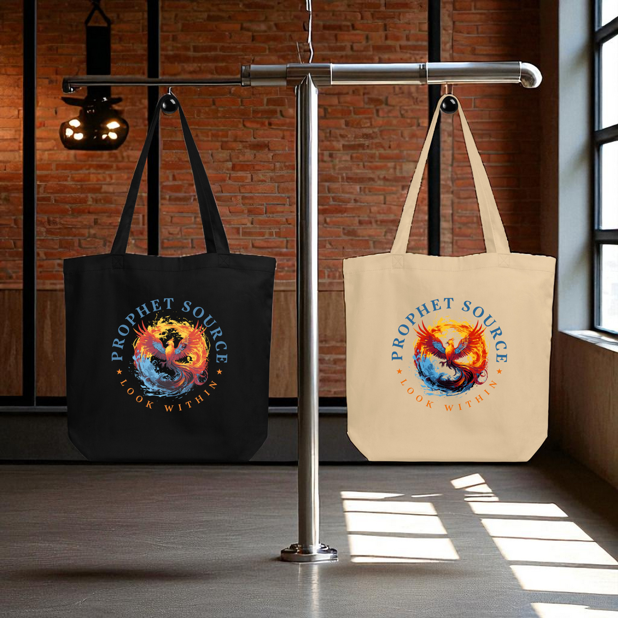 Prophet Source Logo & Slogan Eco Tote Bag