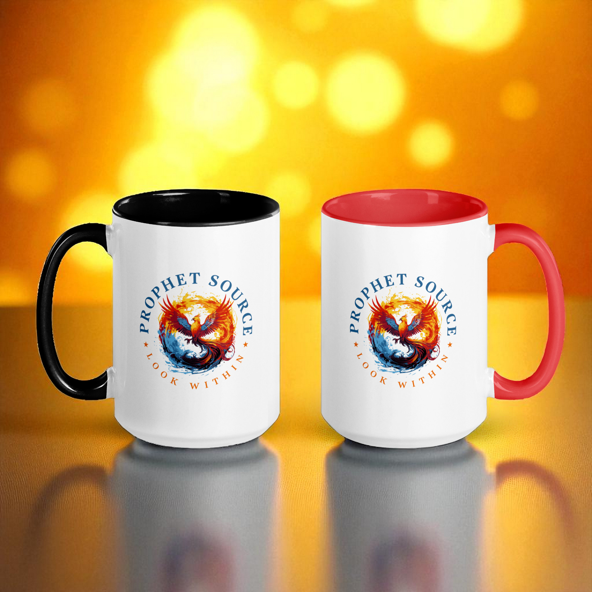 Prophet Source Logo & Slogan Mug