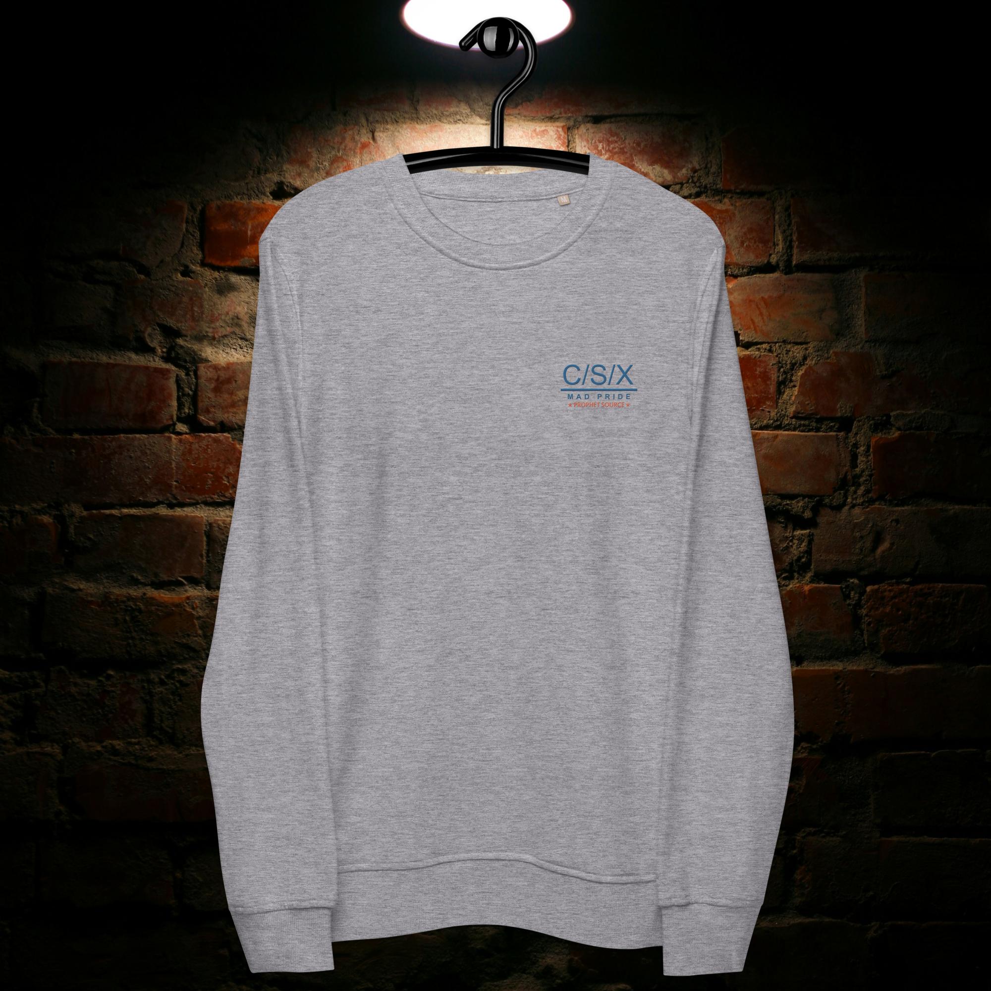 C/S/X Unisex Embroidered Organic Sweatshirt